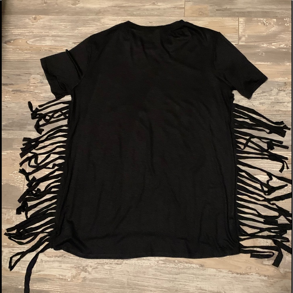 Black and Gold top (ladies) - Picture 2 of 3